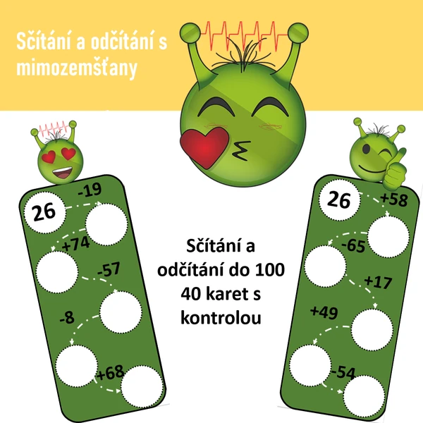 Sčítání a odčítání s mimozemšťany