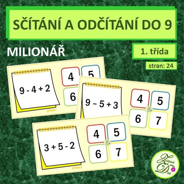 Sčítání a odčítání do 9