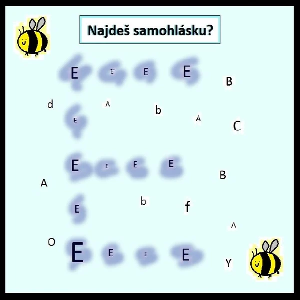 Najdeš samohlásku?