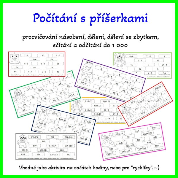 Počítání s příšerkami