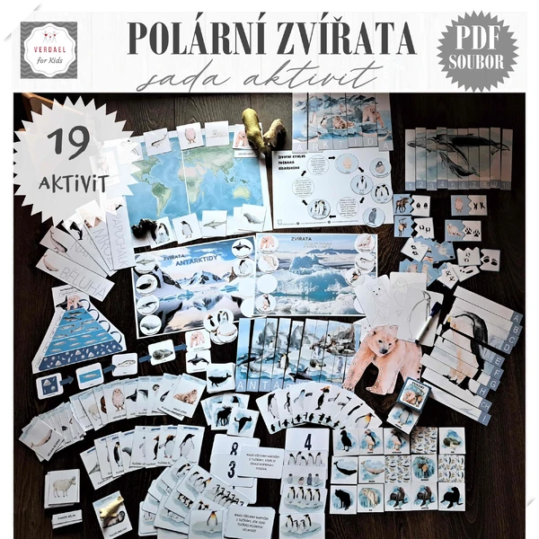 POLÁRNÍ ZVÍŘATA - SADA AKTIVIT