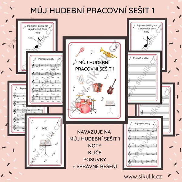 MŮJ HUDEBNÍ  PRACOVNÍ SEŠIT 