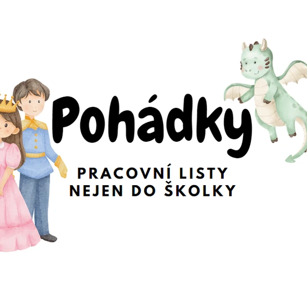 Pohádky - Pracovní listy nejen do školky