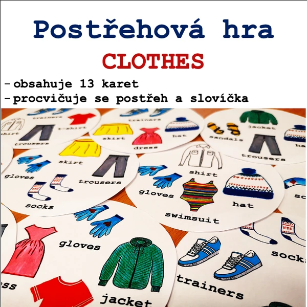 Postřehová hra - Clothes