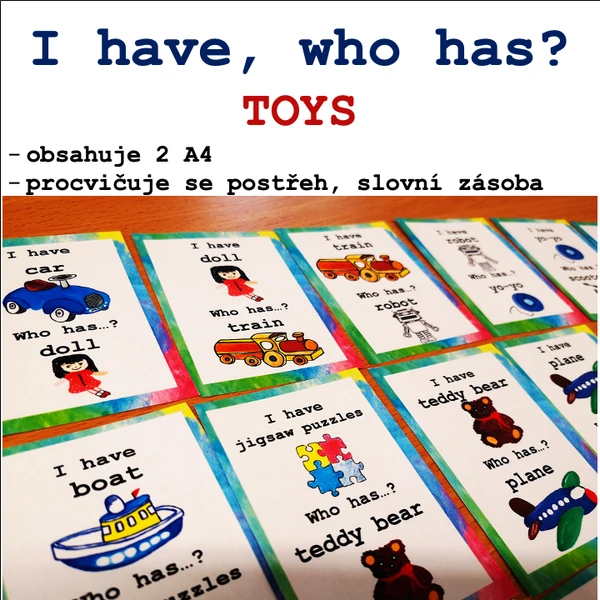 I have, who has? TOYS