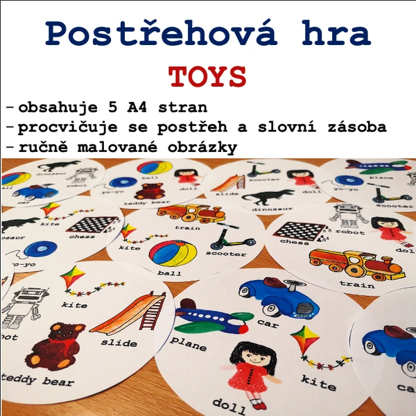 Postřehová hra TOYS