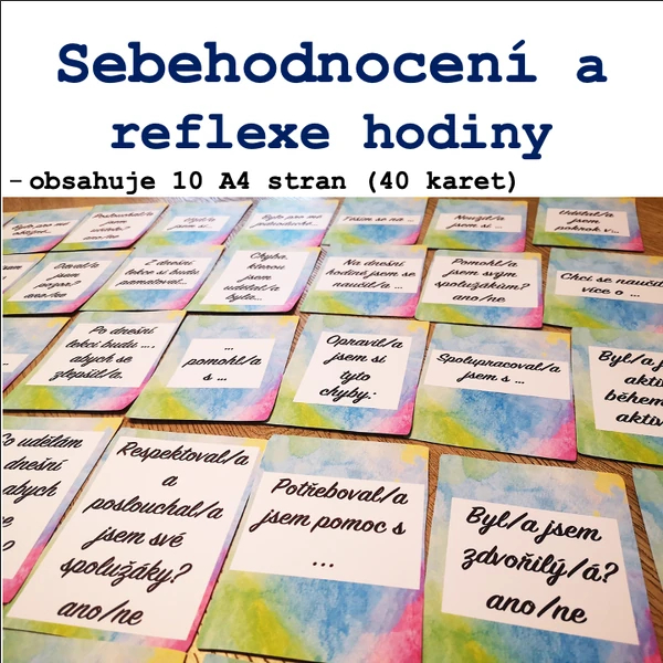 Sebehodnocení a reflexe hodiny