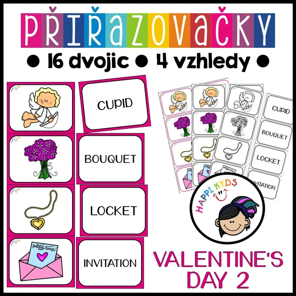 Přiřazovačky - ST. VALENTINE'S DAY 2