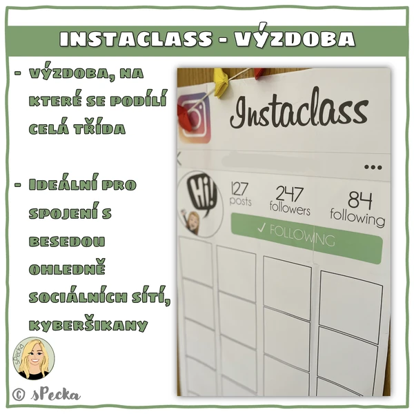 Instagram - výzdoba