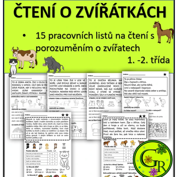 ČTENÍ O ZVÍŘÁTKÁCH