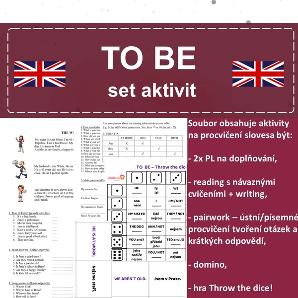 To BE set aktivit