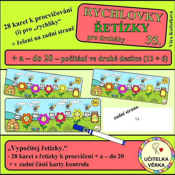 RYCHLOVKY 35 – ŘETÍZKY PRO PRVŇÁČKY