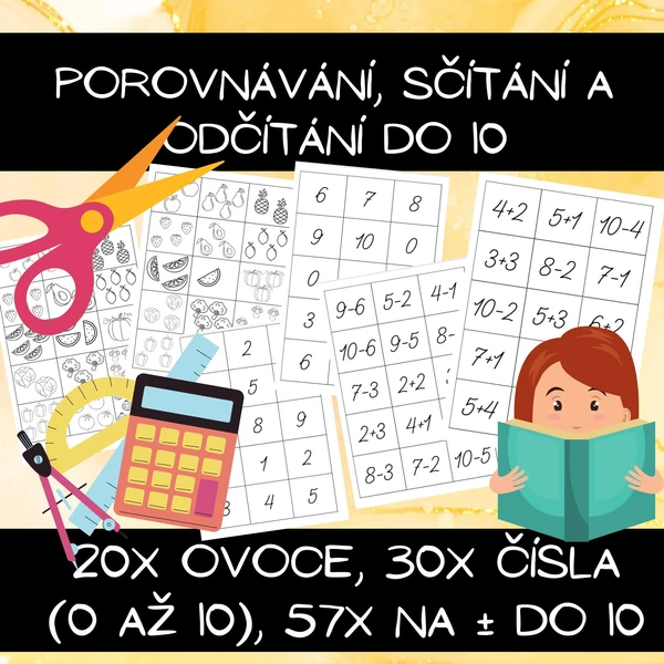 Porovnávání, sčítání a odčítání do 10