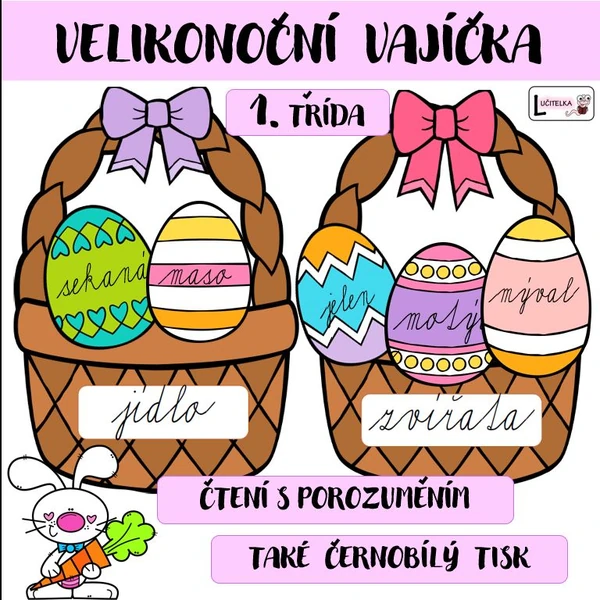 Velikonoční vajíčka - čtení s porozuměním