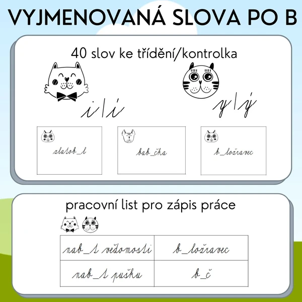 Vyjmenovaná slova po B