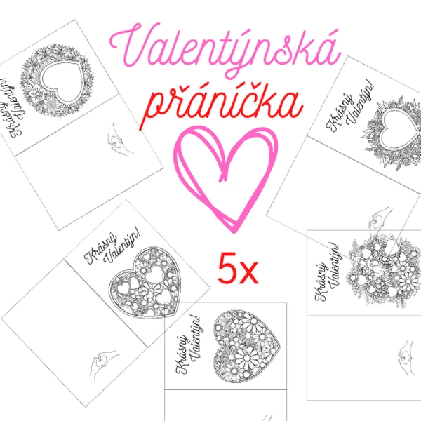Valentýnská přáníčka