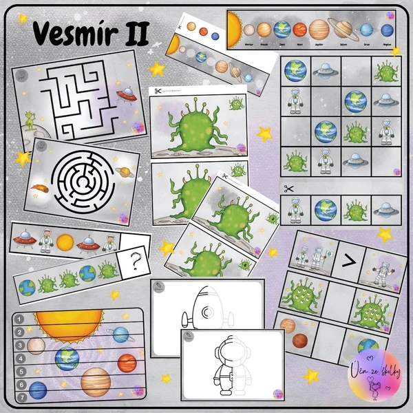 Vesmír II, vesmírné aktivity