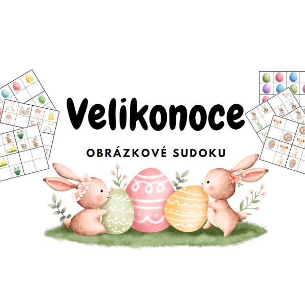 Velikonoce obrázkové sudoku