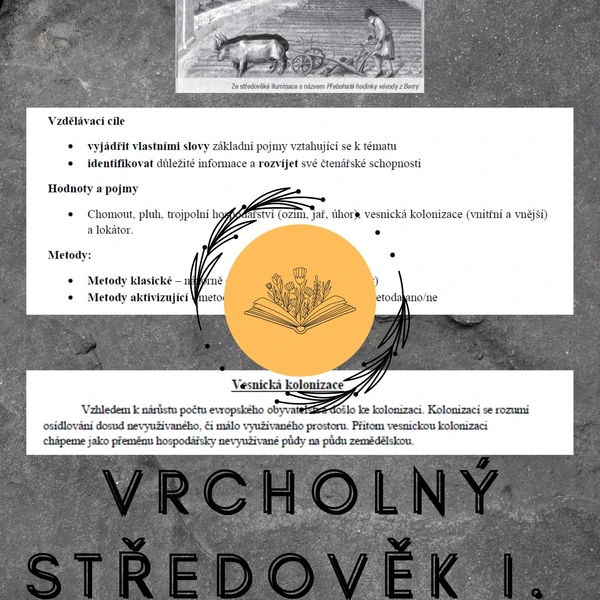 Vrcholný středověk I. - Plán hodiny