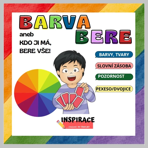 Karetní hra "BARVA BERE"