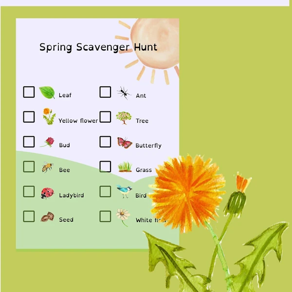 Spring Scavenger Hunt