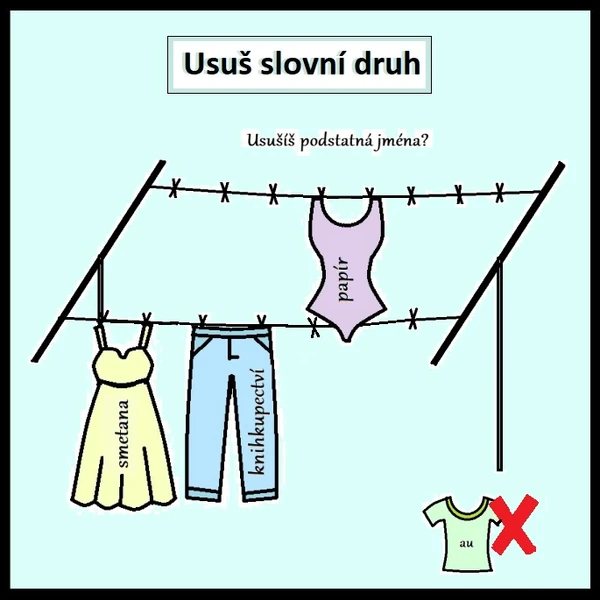 Usuš slovní druh