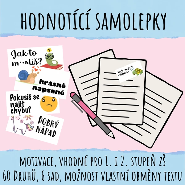 Hodnotící samolepky