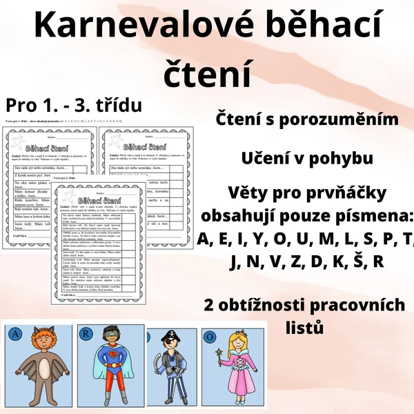 Karnevalové běhací čtení