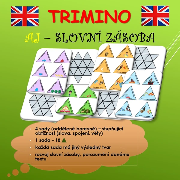 TRIMINO - slovní zásoba, čtení