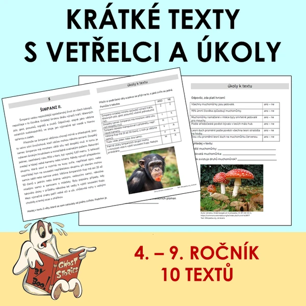 Krátké texty s úkoly