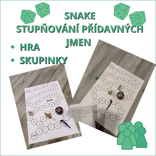 Snake - STUPŇOVÁNÍ PŘÍDAVNÝCH JMEN