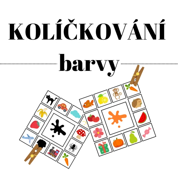 Kolíčkování - barvy