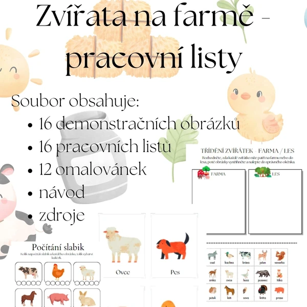 Zvířata na farmě