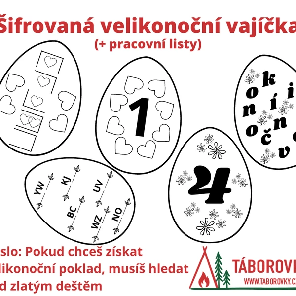 Šifrovací velikonoční vajíčka