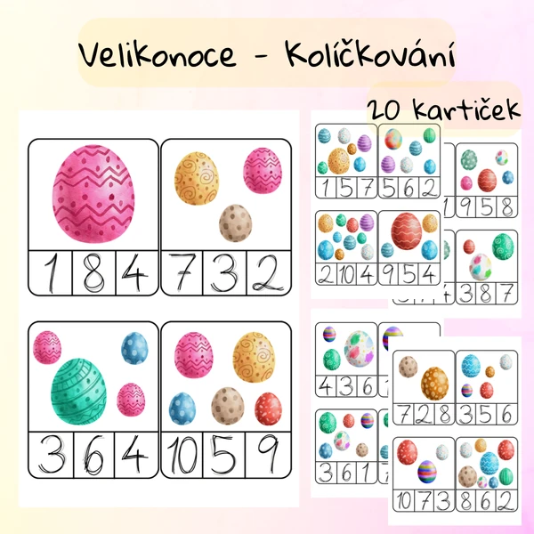 Velikonoce Kolíčkování