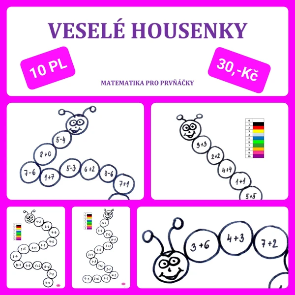 Veselé housenky