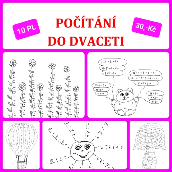 Počítání do 20 bez přechodu přes 10