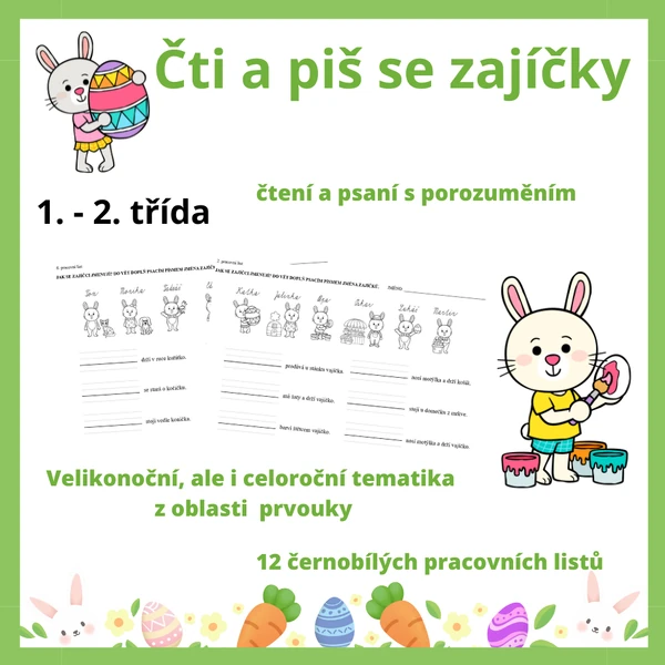 Čti a piš se zajíčky
