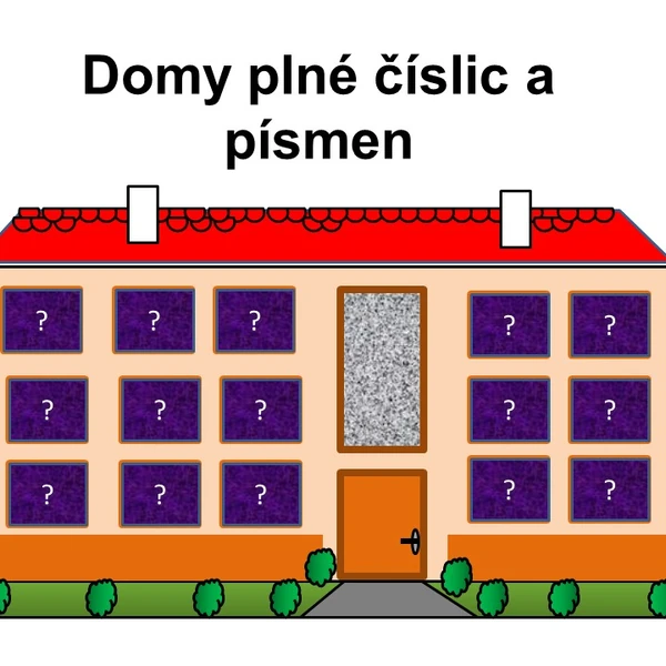 Domy plné číslic a písmen