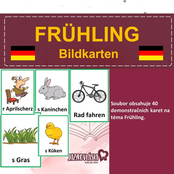 Frühling Bildkarten