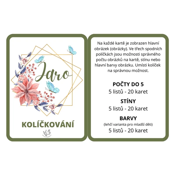 Jaro - kolíčkování