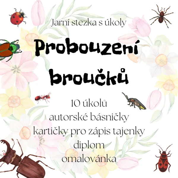 Probouzení broučků - jarní stezka s úkoly