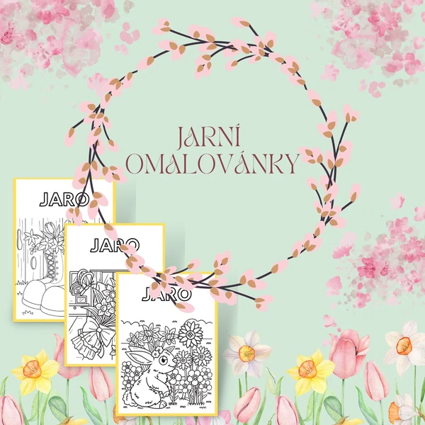 Jarní omalovánky