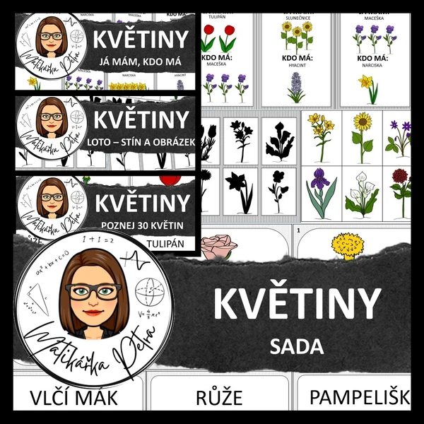 KVĚTINY - SADA