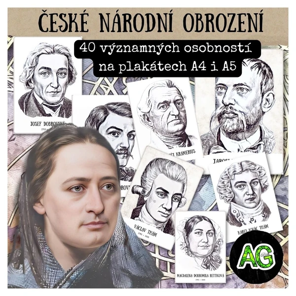 ČESKÉ NÁRODNÍ OBROZENÍ - 40 OSOBNOSTÍ 