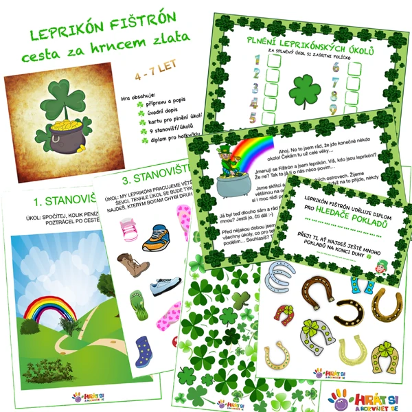 Leprikón Fištrón - cesta za hrncem zlata (bojovka sv. Patrik)