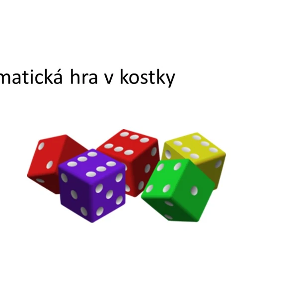 Matematická hra v kostky