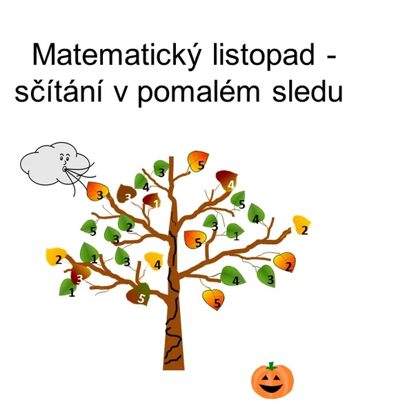 Matematický listopad - sčítání v pomalém sledu