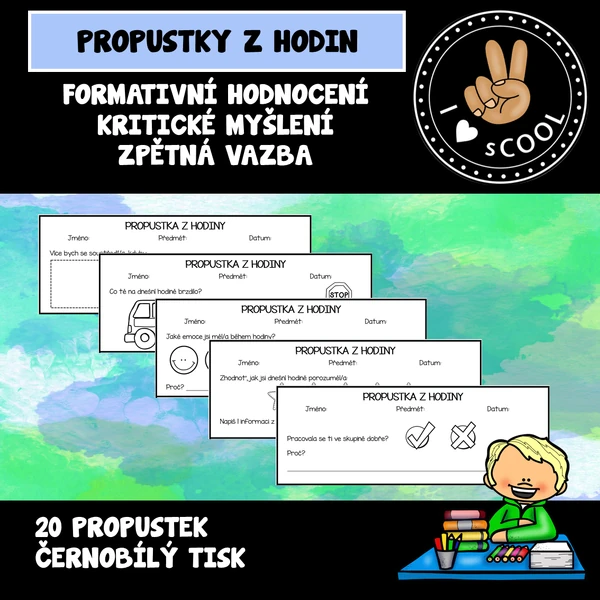 Formativní hodnocení - propustky z hodin