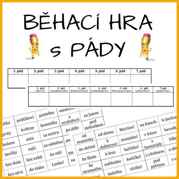 Běhací hra s PÁDY